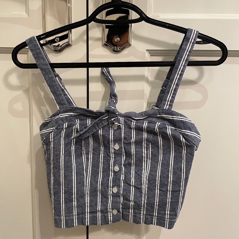 Brandy Melville pinstripe crop top
